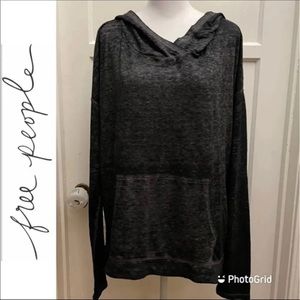 Free People Lightweight Hooded Top, Sz S